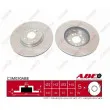 Jeu de 2 disques de frein avant ABE C3M030ABE - Visuel 1