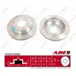 Jeu de 2 disques de frein arrière ABE C4W016ABE - Visuel 1