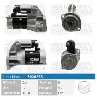 Démarreur MEAT & DORIA 5020233