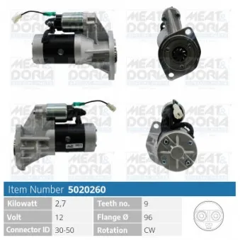 Démarreur MEAT & DORIA 5020260
