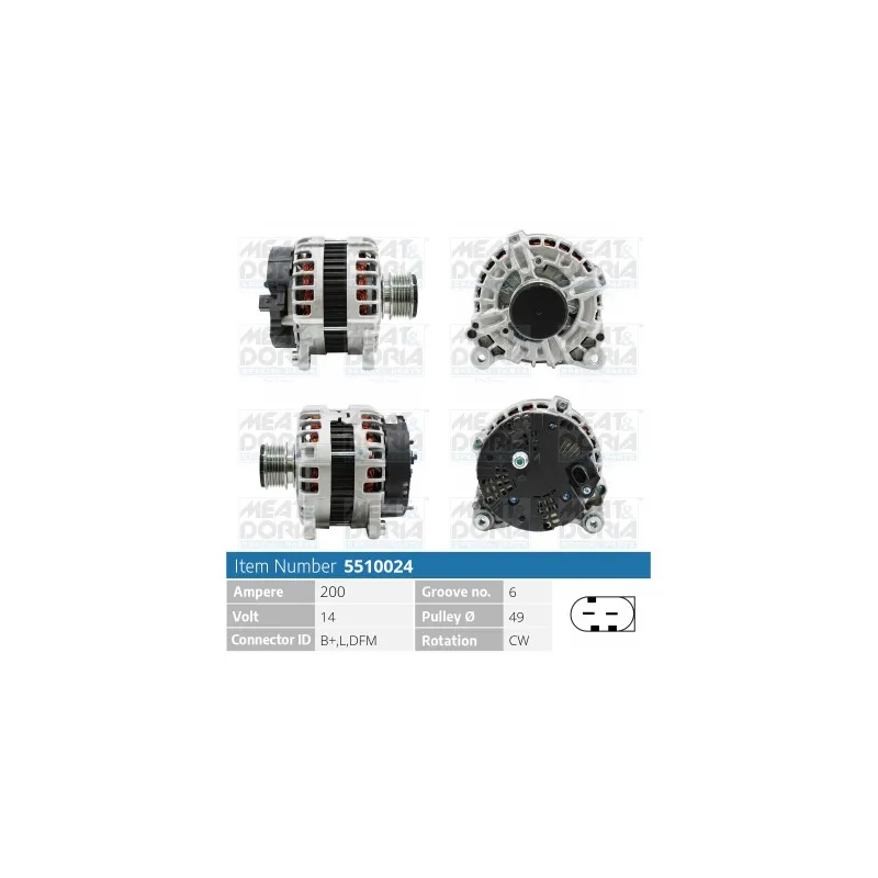 Alternateur MEAT & DORIA 5510024