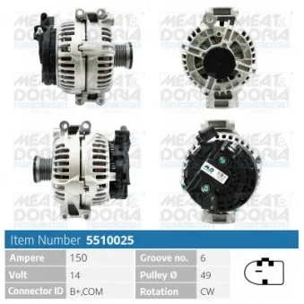 Alternateur MEAT & DORIA 5510025