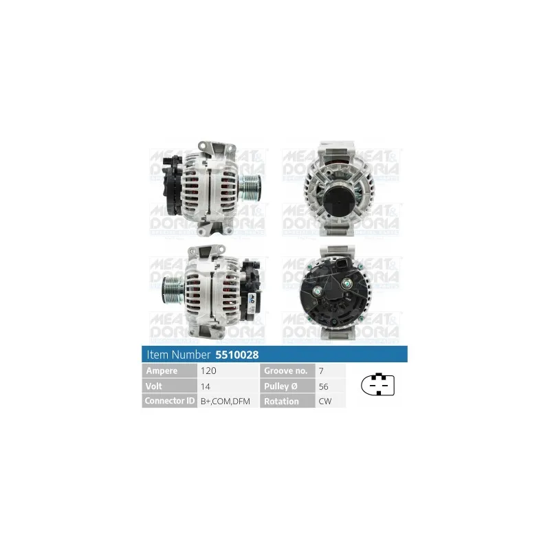 Alternateur MEAT & DORIA 5510028