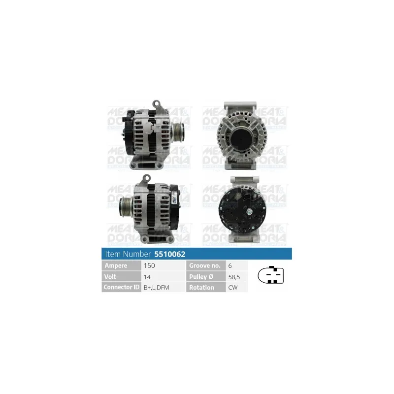 Alternateur MEAT & DORIA 5510062