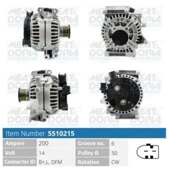 Alternateur MEAT & DORIA 5510215
