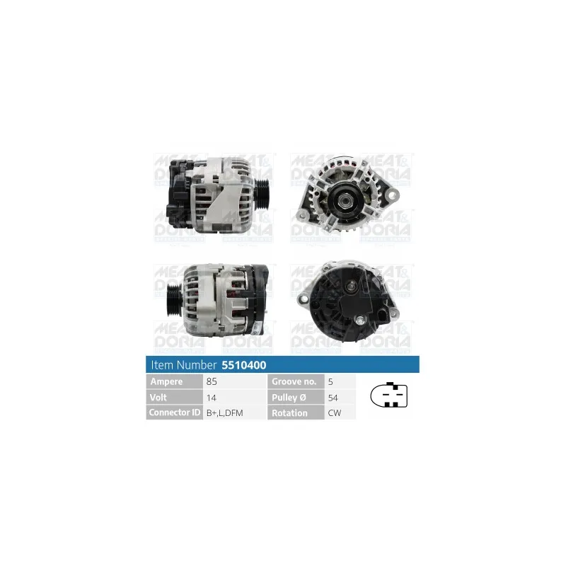 Alternateur MEAT & DORIA 5510400