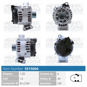 Alternateur MEAT & DORIA 5515004