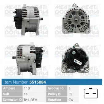 Alternateur MEAT & DORIA 5515084