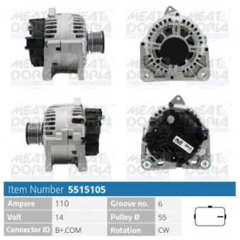 Alternateur MEAT & DORIA 5515105