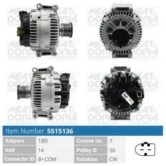 Alternateur MEAT & DORIA 5515136