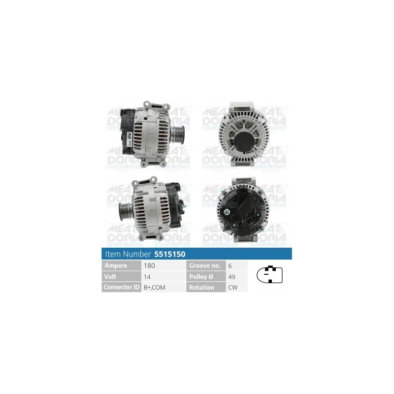 Alternateur MEAT & DORIA 5515150
