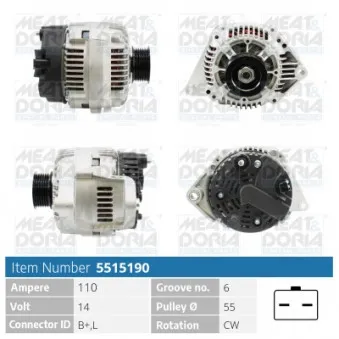Alternateur MEAT & DORIA 5515190