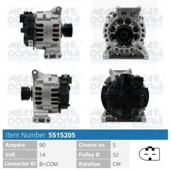 Alternateur MEAT & DORIA 5515205