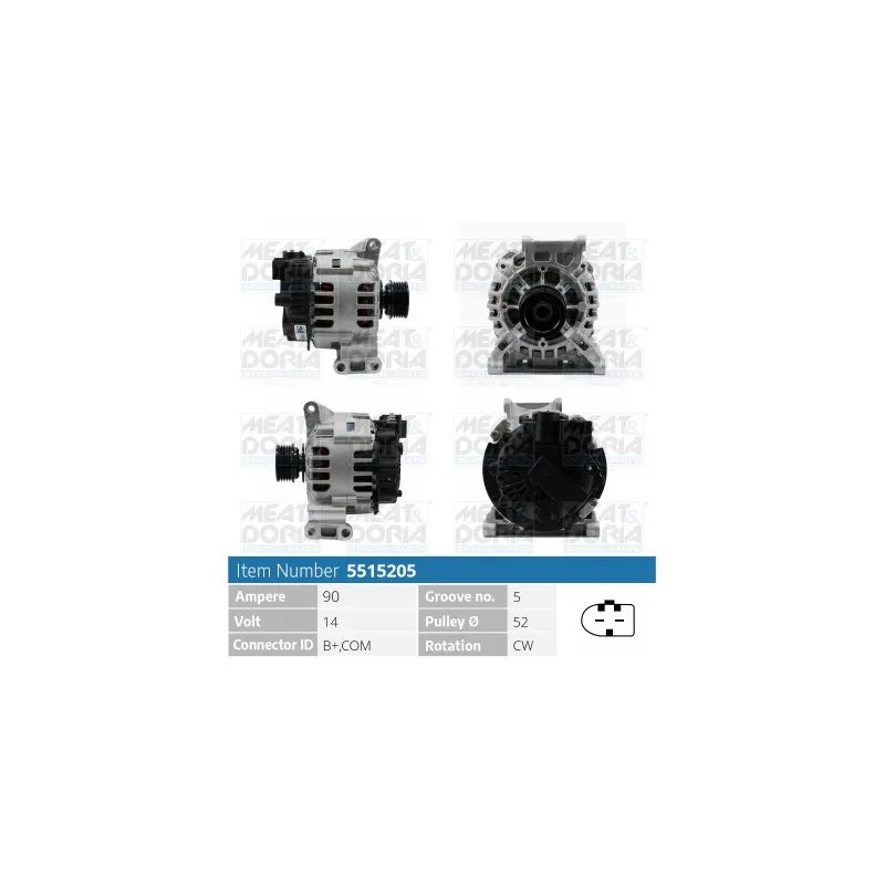 Alternateur MEAT & DORIA 5515205
