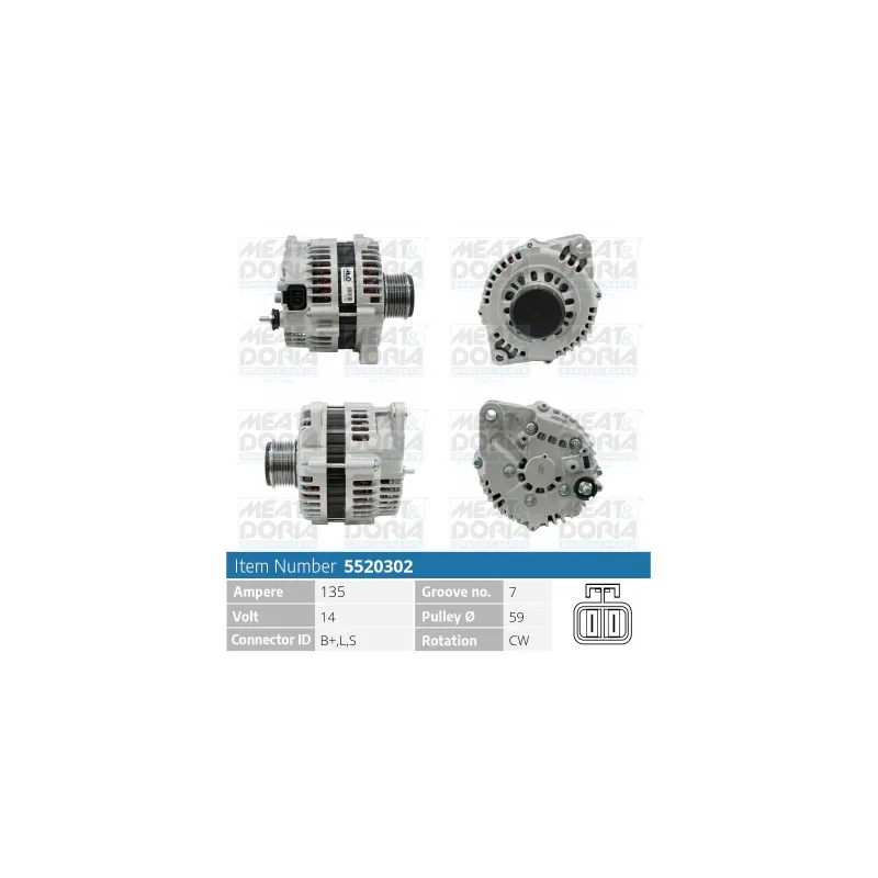 Alternateur MEAT & DORIA 5520302