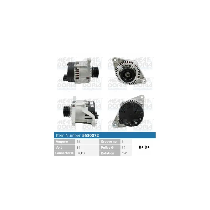 Alternateur MEAT & DORIA 5530072
