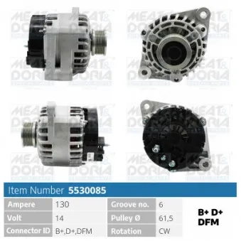 Alternateur MEAT & DORIA 5530085