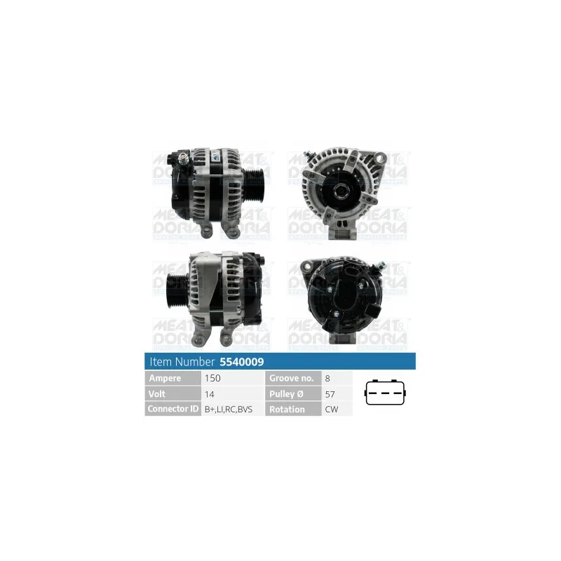 Alternateur MEAT & DORIA 5540009