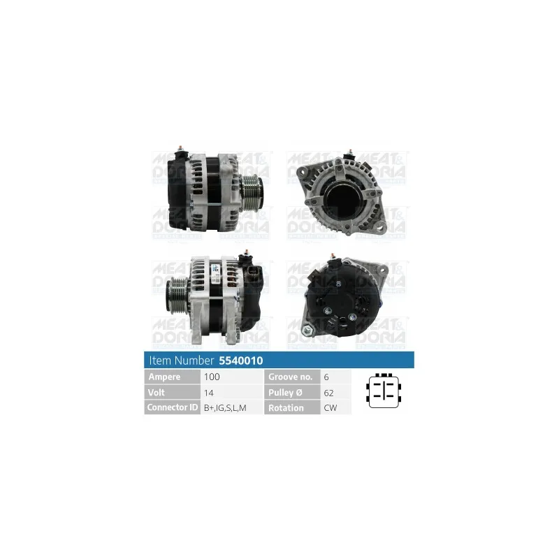Alternateur MEAT & DORIA 5540010