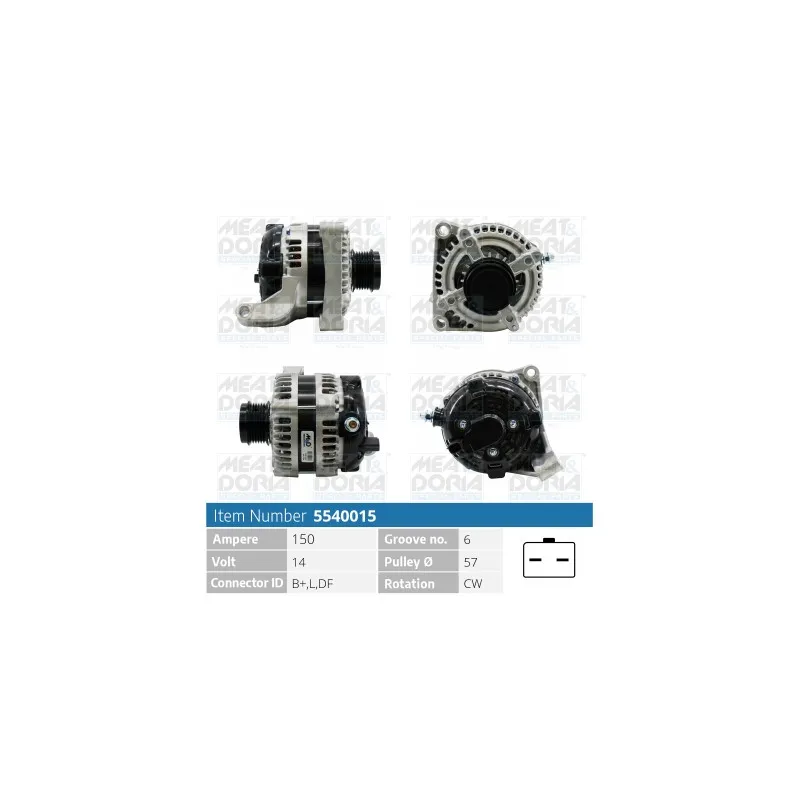 Alternateur MEAT & DORIA 5540015