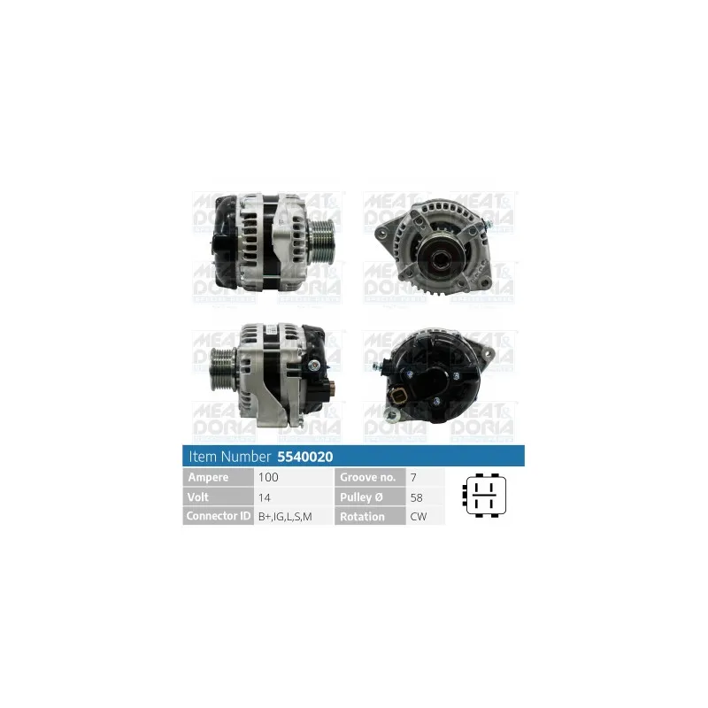 Alternateur MEAT & DORIA 5540020