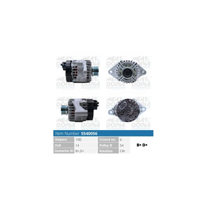 Alternateur MEAT & DORIA 5540056