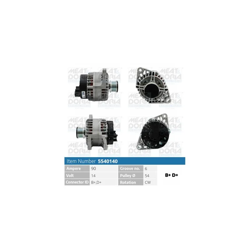 Alternateur MEAT & DORIA 5540140