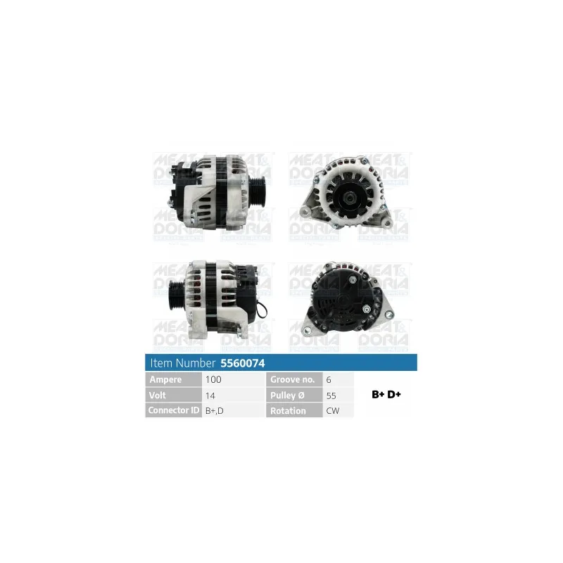 Alternateur MEAT & DORIA 5560074