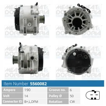 Alternateur MEAT & DORIA 5560082