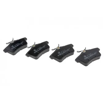 Jeu de 4 plaquettes de frein arrière TEKNÖR HKT-PE-009