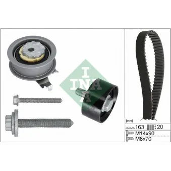 Kit de distribution INA 530 0711 10