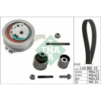 Kit de distribution INA 530 0759 10