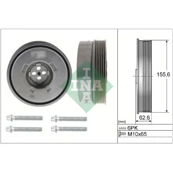 Kit de poulies, vilebrequin INA 544 0501 20