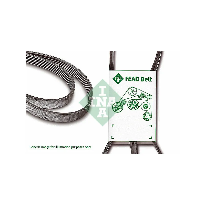 Courroie trapézoïdale à nervures INA FB 3EPK798