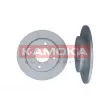 Jeu de 2 disques de frein arrière KAMOKA 1031002 - Visuel 1