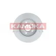 Jeu de 2 disques de frein arrière KAMOKA 1031004 - Visuel 2