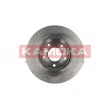 Jeu de 2 disques de frein arrière KAMOKA 1031007 - Visuel 2