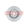 Jeu de 2 disques de frein arrière KAMOKA 1031013 - Visuel 2