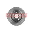 Jeu de 2 disques de frein arrière KAMOKA 1031022 - Visuel 2
