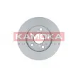 Jeu de 2 disques de frein arrière KAMOKA 1031030 - Visuel 2