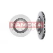 Jeu de 2 disques de frein arrière KAMOKA 1031041 - Visuel 1