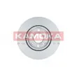 Jeu de 2 disques de frein avant KAMOKA 1031042 - Visuel 2