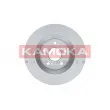 Jeu de 2 disques de frein arrière KAMOKA 1031054 - Visuel 2