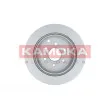 Jeu de 2 disques de frein arrière KAMOKA 1031083 - Visuel 2