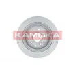 Jeu de 2 disques de frein arrière KAMOKA 1031096 - Visuel 2