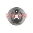 Jeu de 2 disques de frein arrière KAMOKA 1031102 - Visuel 2