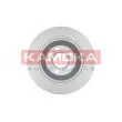 Jeu de 2 disques de frein arrière KAMOKA 1031121 - Visuel 2