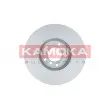 Jeu de 2 disques de frein avant KAMOKA 1031126 - Visuel 2
