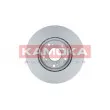 Jeu de 2 disques de frein avant KAMOKA 1031128 - Visuel 3
