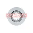 Jeu de 2 disques de frein arrière KAMOKA 103123 - Visuel 2